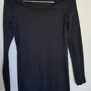 Black cotton dress